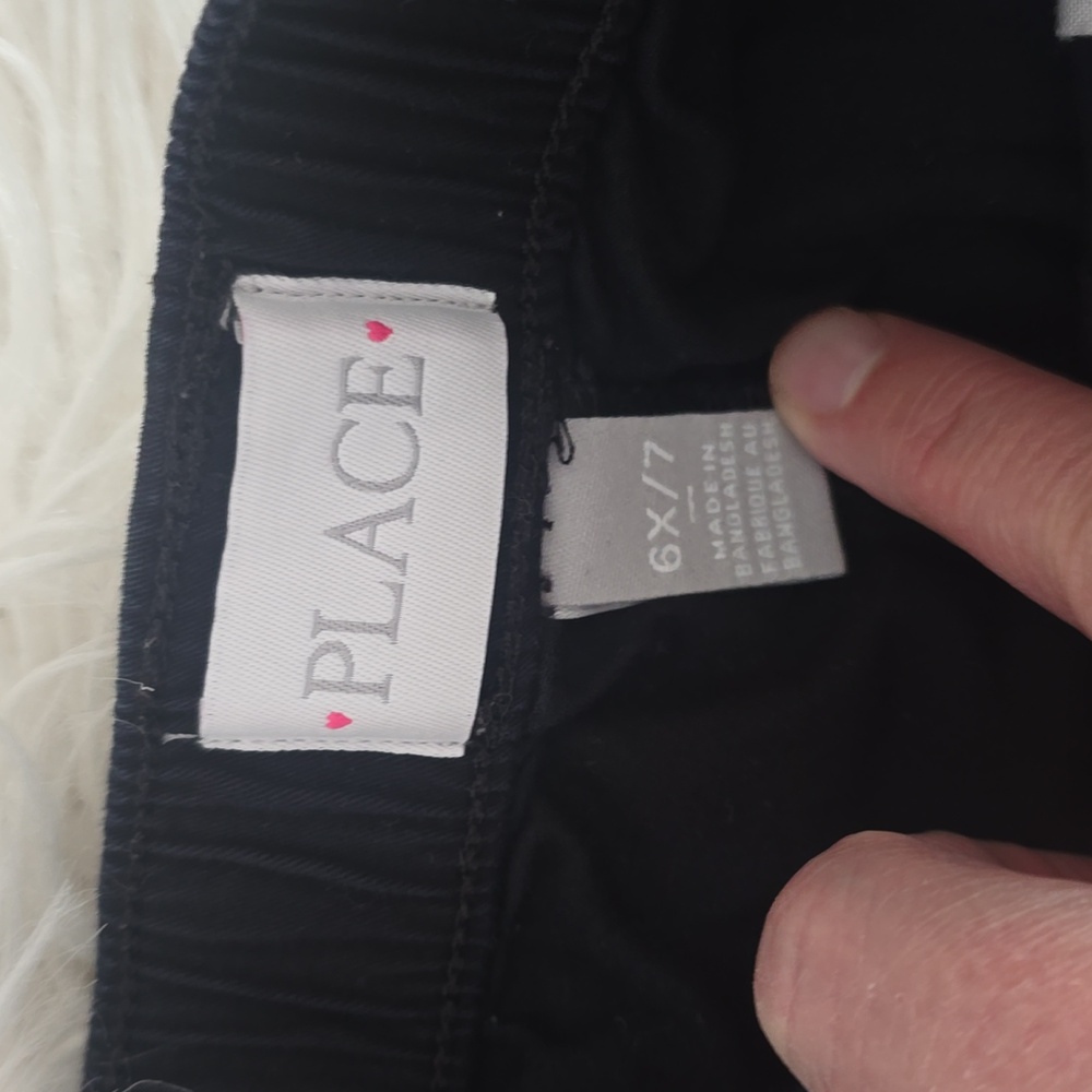 Children's Place Black Cotton Shorts - Picture 3 of 3